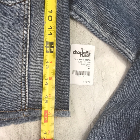 Refuge Frayed Jean Jacket - Picture 9 of 13